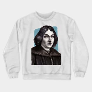 Polish Astronomer Nicolaus Copernicus illustration Crewneck Sweatshirt